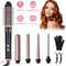 5-in-1 Interchangeable Curling Wand Set