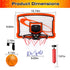 Indoor Mini Basketball Hoop Set w/ Audio Scorer