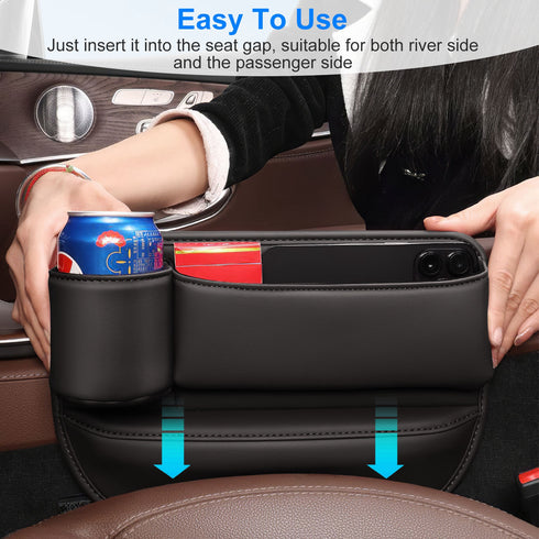 2 Pack Car Seat Gap Filler Organizer