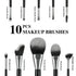 Beli 10pcs Professional Makeup Brush Set