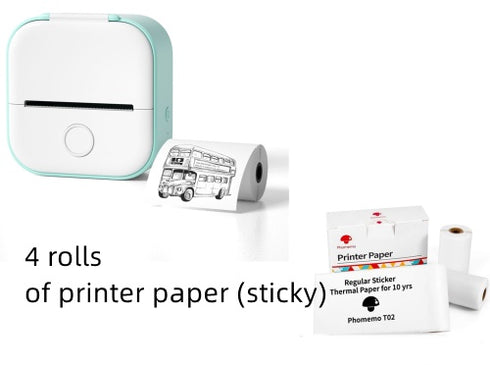 Portable Mini Thermal Label Printer w/ Bluetooth