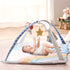 Baby Play Gym Mat w/ 6 Sensory Toys