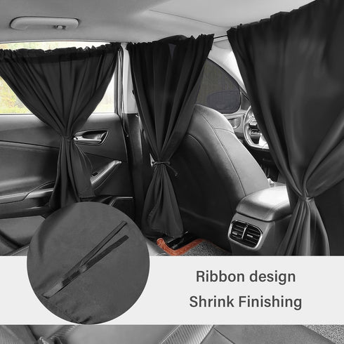 5 Pcs Car Privacy Curtains & Sun Shades