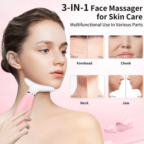 3-in-1 Neck & Face Massager Device