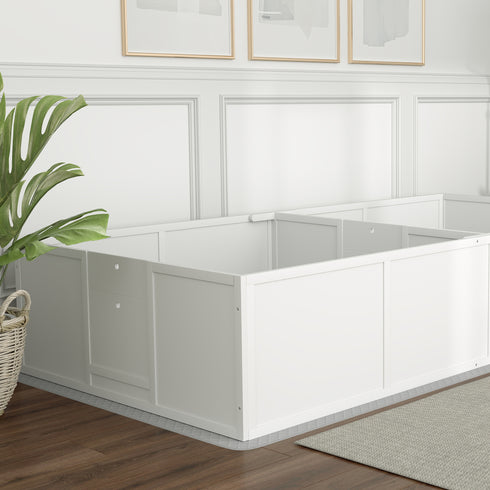 Whelping Box for Dogs & Puppies w/ Waterproof Pad & Adjustable Door