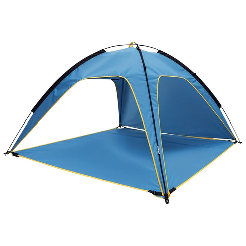4-6 Person Beach Tent Canopy w/ 3 Doors & UPF50