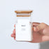 12 Pcs Square Spice Jars Set w/ 72 Stickers/Labels
