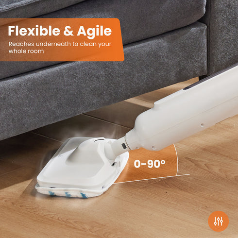 Steam Mop for Floor Cleaning w/ 2 Pads