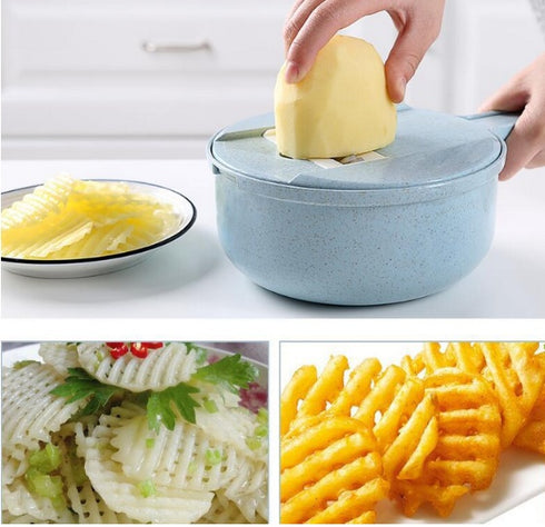 8 In 1 Mandoline Slicer Vegetable Cutter & Grater