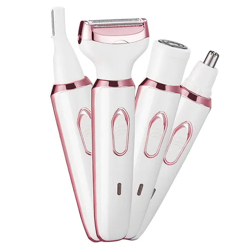 4-in-1 Rechargeable Electric Razor for Women
