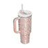 40 Oz Tumbler With Handle Straw Insulated