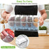 Ice Chilled Condiment Caddy Serving Tray w/ 5 Containers