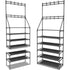5-Tier Narrow Shoe Rack & Coat Rack Combo