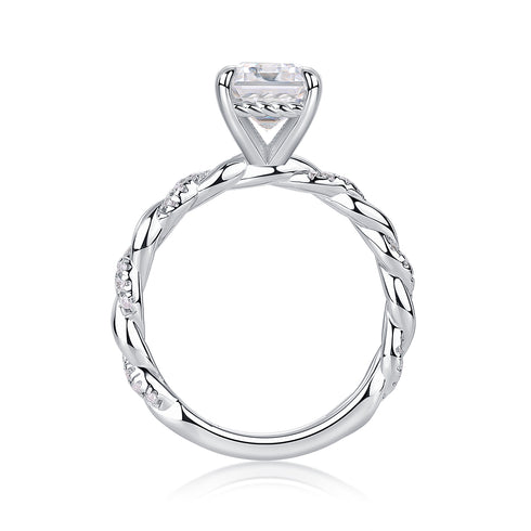 Chasing Light Moissanite Diamond Ring