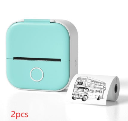 Portable Mini Thermal Label Printer w/ Bluetooth