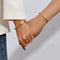 Stainless Steel Couple Bracelets Set (2 Pcs)