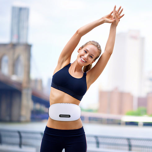 Stone Abdominal Massager with Heat Therapy