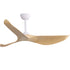 Modern ABS Ceiling Fan w/ Three Parasol Blades & Light