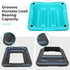 Height-Adjustable Step Aerobics Platform w/ 4 Risers