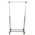 Black Sole Pole Telescopic Single Pole Shoe Rack & Drying Rack