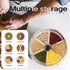 6-in-1 Multi-Compartment Food Storage Bin