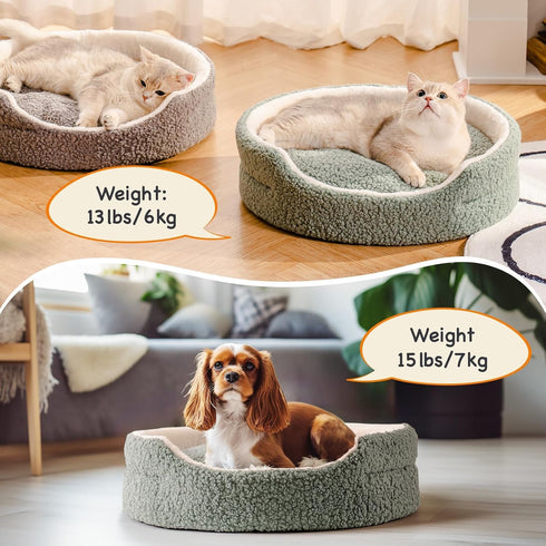 Washable Round Orthopedic Pet Bed