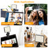 1Pc Rechargeable Selfie Light Fill Light 2000mAh Portable Clip On Light With 3 Light Modes 10 Brightness Levels For Phone Laptop Live Stream Make Up Photography
