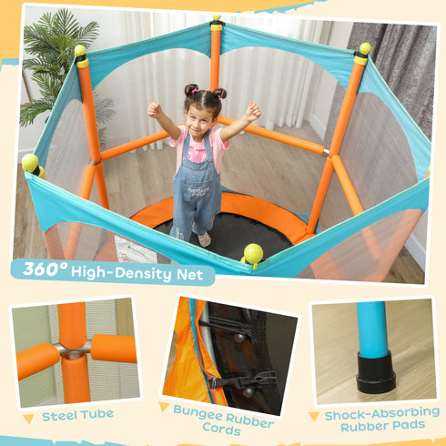 Kids Trampoline for Indoor & Outdoor Use