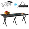 Black Camping Roll Up Table