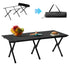 Black Camping Roll Up Table