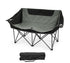 Oversized Outdoor Reclining Camping Chair w/ Cup Holder
