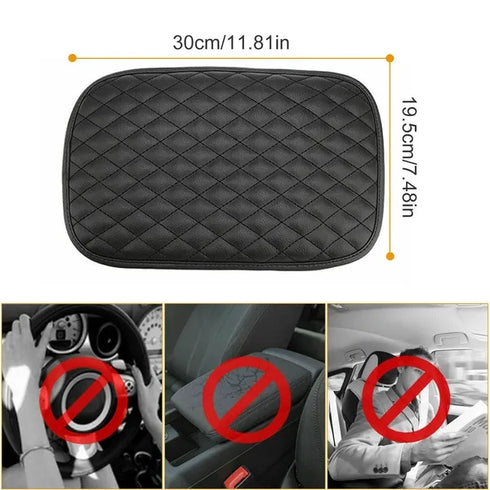 PU Leather Car Armrest Pad Cover