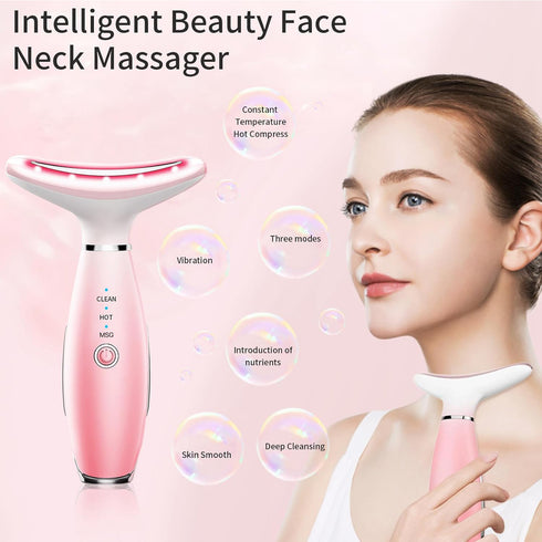 3-in-1 Neck & Face Massager Device