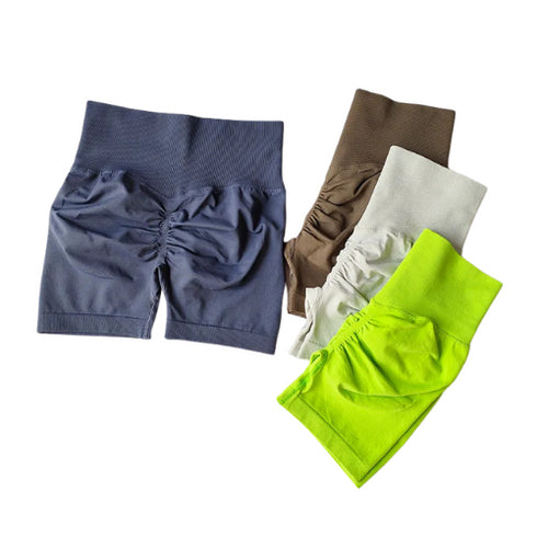 High Waist Peach Hip Lifting Sports Shorts