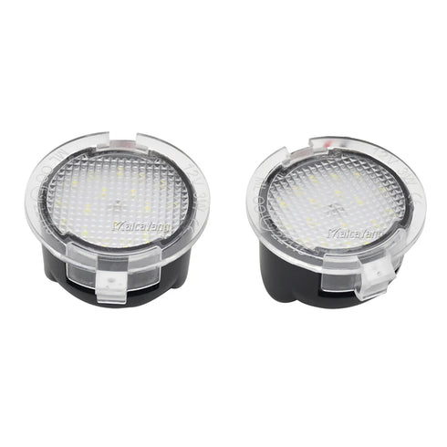 2Pcs Canbus LED Side Mirror Puddle Lights for Ford F150, Mustang, Explorer, 6000K White