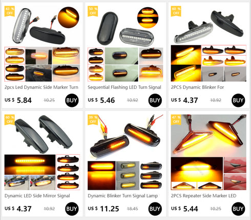 2Pcs Canbus LED Side Mirror Puddle Lights for Ford F150, Mustang, Explorer, 6000K White