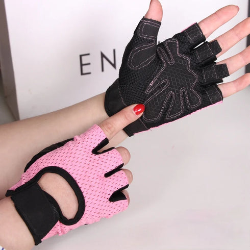 Cycling Fingerless Gloves - Breathable Anti-Slip for Men & Women
