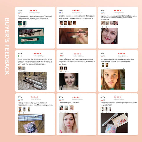 4D Black Mascara – Waterproof & Volumizing