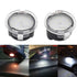 2Pcs Canbus LED side mirror puddle lights for Ford F150, Mustang, Explorer, and Mondeo MK5, emitting 6000K white light.