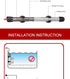 Adjustable Temperature Aquarium Heater Rod - 25W to 300W