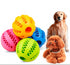 Rubber Chew Toy Ball for Dogs & Cats – Treat Holder & Tooth Cleaner
