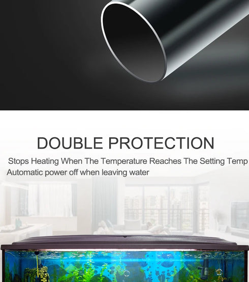 Adjustable Temperature Aquarium Heater Rod - 25W to 300W