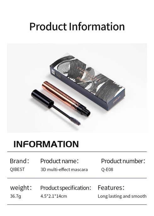 4D Black Mascara – Waterproof & Volumizing