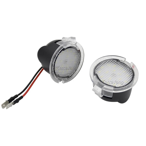 2Pcs Canbus LED Side Mirror Puddle Lights for Ford F150, Mustang, Explorer, 6000K White