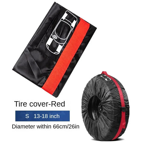 1PCS Universal Car Spare Tire Cover, Dust-proof 210D Oxford Cloth Protector
