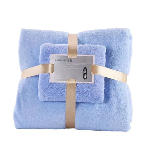 2PC Super Soft Quick-Dry Bath Towel Set