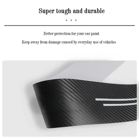 Universal Carbon Fiber Car Door Sill Protector – Durable & Stylish