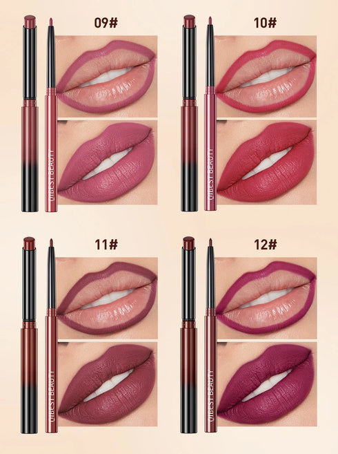 Matte Nude Lipstick Pen – Long-Lasting Waterproof Lip Liner Set