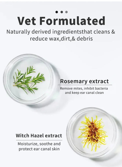 Ear Cleaning Wipes for Cats & Dogs - Mite Removal & Care