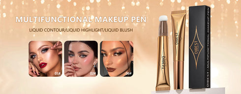 12-Color Pearlescent Eyeshadow & Eyeliner Pencil – Waterproof & Long-Lasting